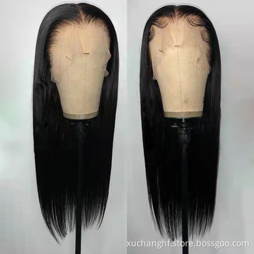 Wholesale Hd Transparent Lace Raw Mink Indian Virgin Hair Wigs Human Hair Lace Front Cuticle Aligned Human Hair Lace Front Wig